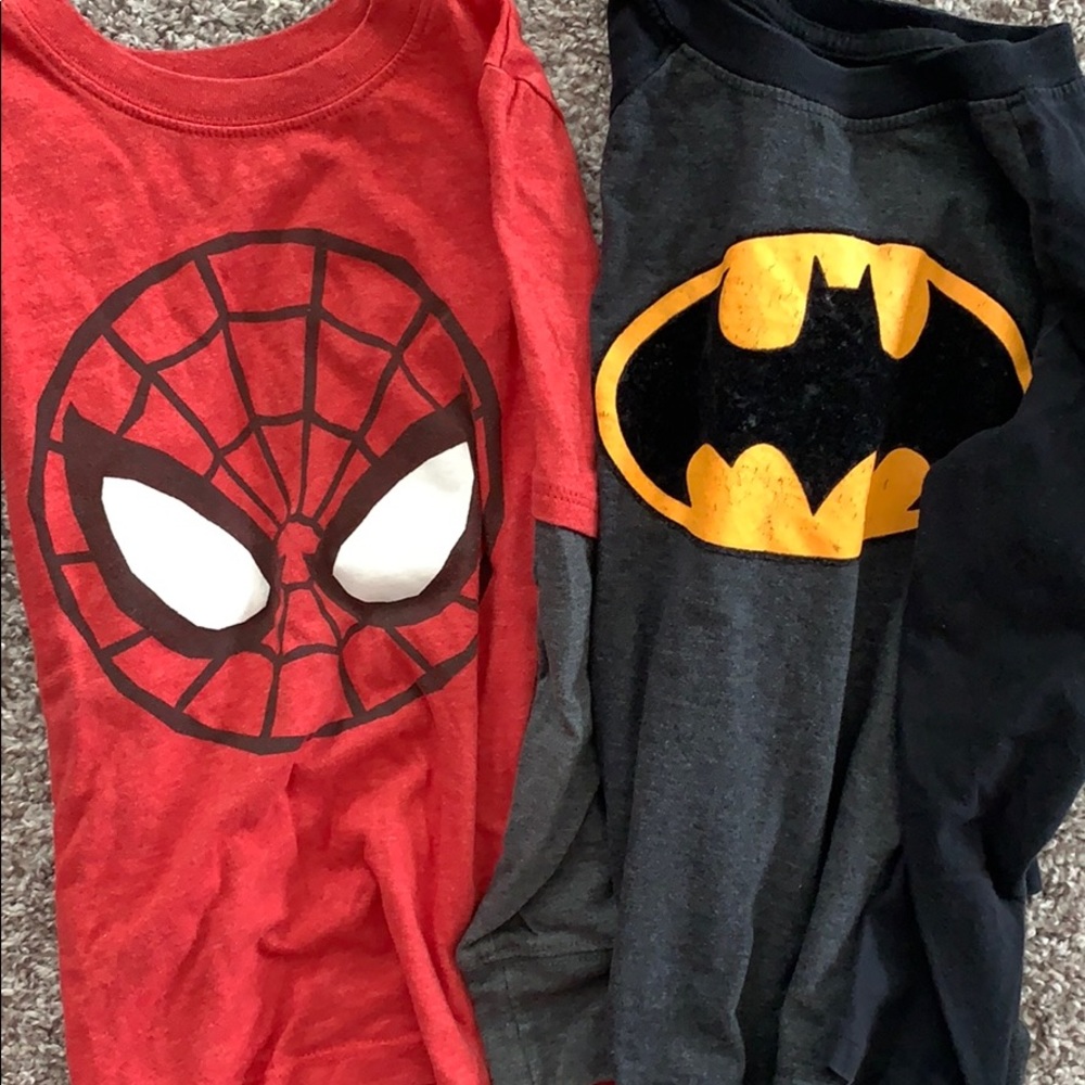 Boys super hero shirts
